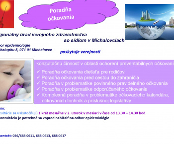 Aktuality / Európsky imunizačný týždeň - edukačný materiál RÚVZ v Michalovciach - foto