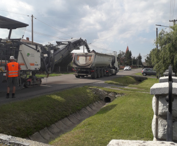 Rekonštrukcia cesty II/555 v obci Palín