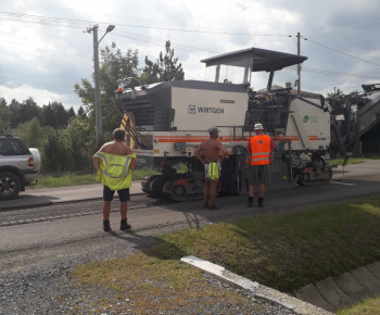 Rekonštrukcia cesty II/555 v obci Palín