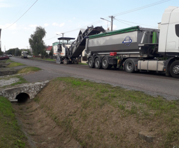 Rekonštrukcia cesty II/555 v obci Palín