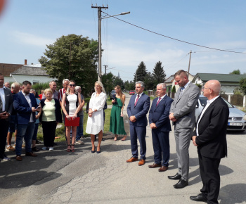 Odovzdávanie stavby - Rekonštrukcia cesty II/555 Michalovce - Ve