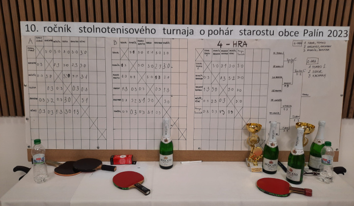 14. fotografia fotogalérie 10. ročník stolnotenisového turnaja o pohár starostu obce 2023