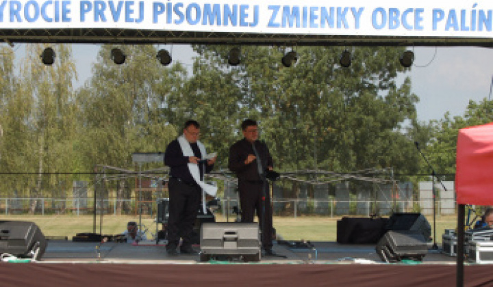 7. fotografia fotogalérie 720. VÝROČIE PRVEJ PÍSOMNEJ ZMIENKY OBCE PALÍN