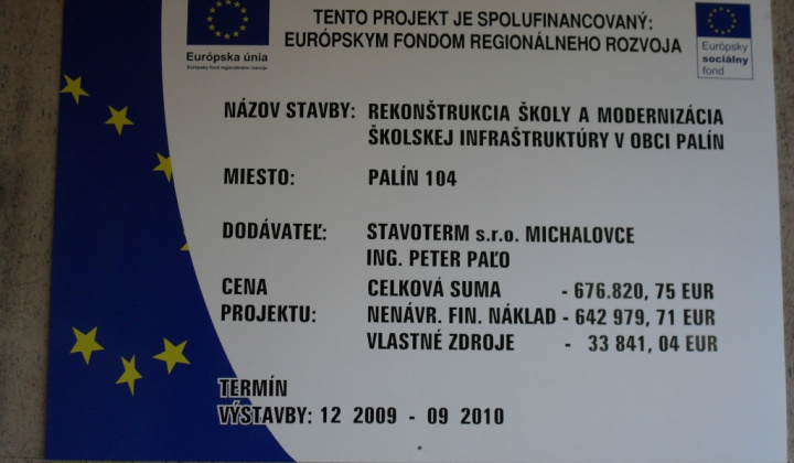1. fotografia fotogalérie Základná škola s materskou školou Štefana Ďurovčíka Palín