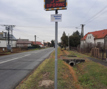 Aktuality / projekt Zlepšenie bezpečnosti cestnej premávky v obci Palín - foto