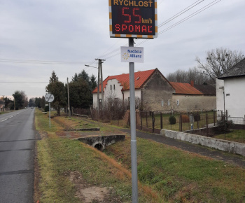 Aktuality / projekt Zlepšenie bezpečnosti cestnej premávky v obci Palín - foto
